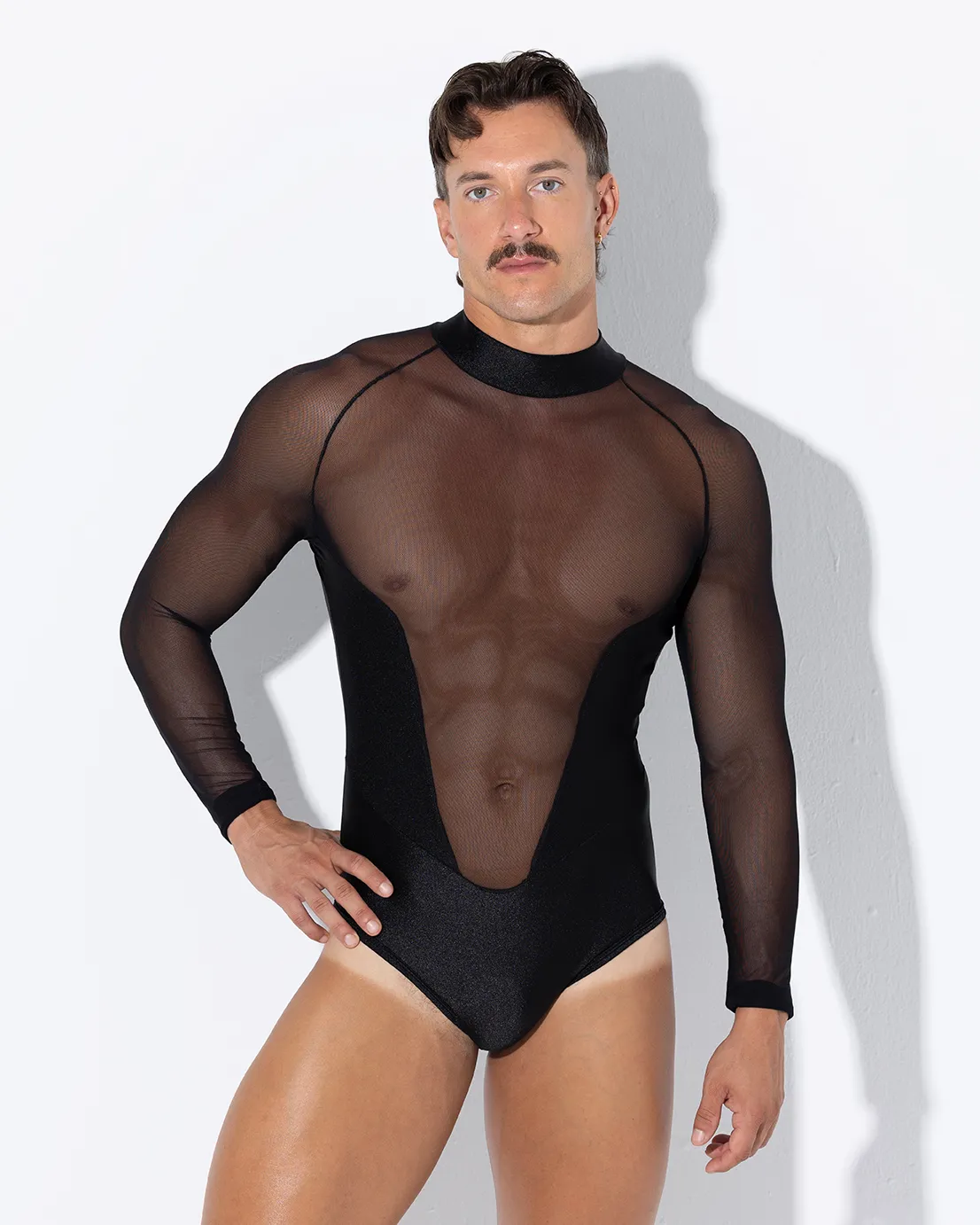 Bodysuit long fénix negro