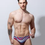 Bañador briefs print agua azul