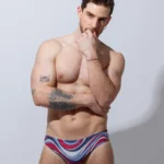 Bañador briefs print agua azul