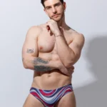 Bañador briefs print agua azul