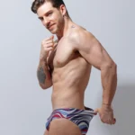 Bañador briefs print agua azul