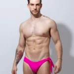 Bañador briefs Pink con nudo