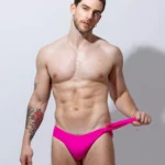 Bañador briefs Pink con nudo