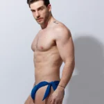 Bañador briefs Azul con nudo
