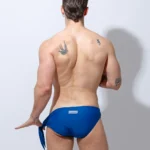 Bañador briefs Azul con nudo