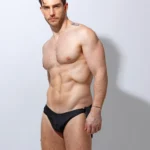 Bañador briefs Negro con nudo