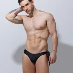 Bañador briefs Negro con nudo