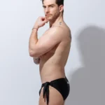 Bañador briefs Negro con nudo