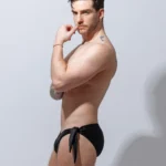 Bañador briefs Negro con nudo