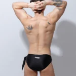 Bañador briefs Negro con nudo