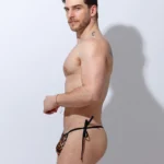 Tanga bikini lazo leopardo
