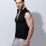 Camiseta Ziper mesh