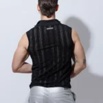Camiseta Ziper mesh