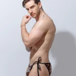 Bañador lazo leopardo