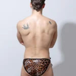 Bañador lazo leopardo