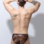 Bañador lazo leopardo