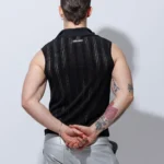 Camiseta Ziper mesh