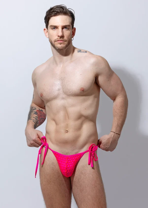 Briefs lazo Mesh Rosa
