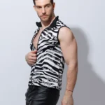 Camiseta Ziper Zebra