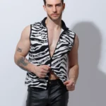 Camiseta Ziper Zebra