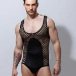 Bodysuit Gothic Mesh