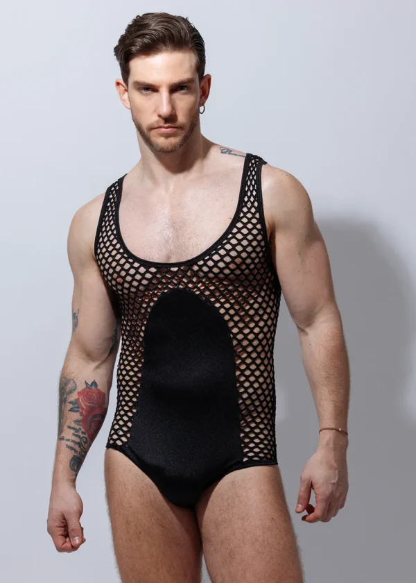 Bodysuit Gothic Mesh