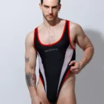 Bodysuit Tifón negro blanco