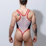 Bodysuit Tifón negro blanco