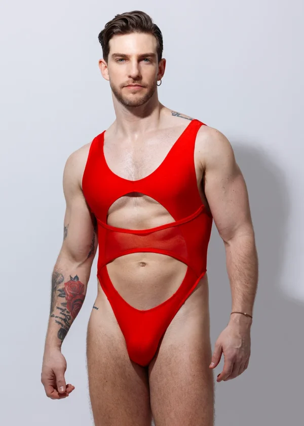 Trikini Bodysuit rojo