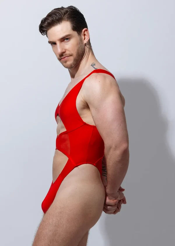 Trikini Bodysuit rojo
