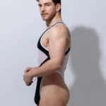 Bodysuit Mercurio negro blanco.