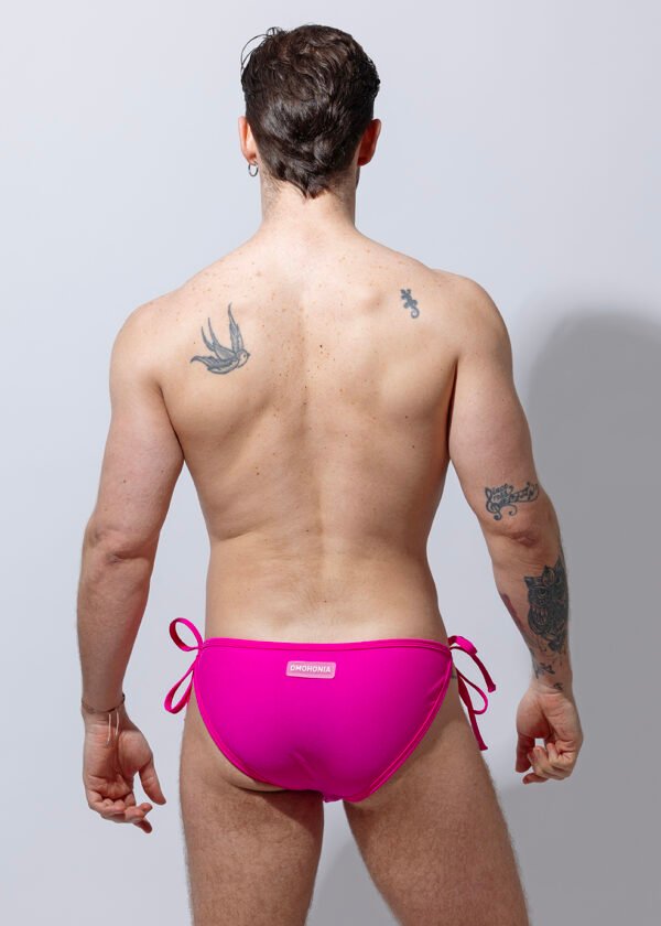 Tanga bikini lazo Pink