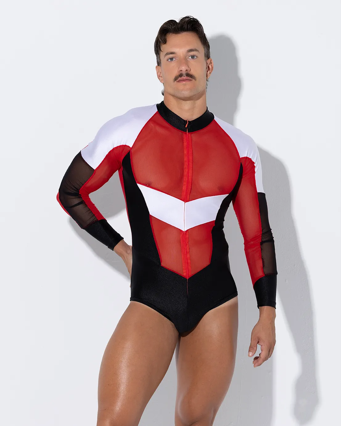 Bodysuit Cronos rojo