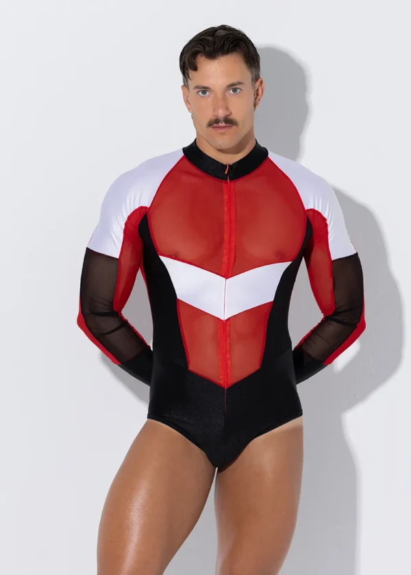 Bodysuit Cronos rojo