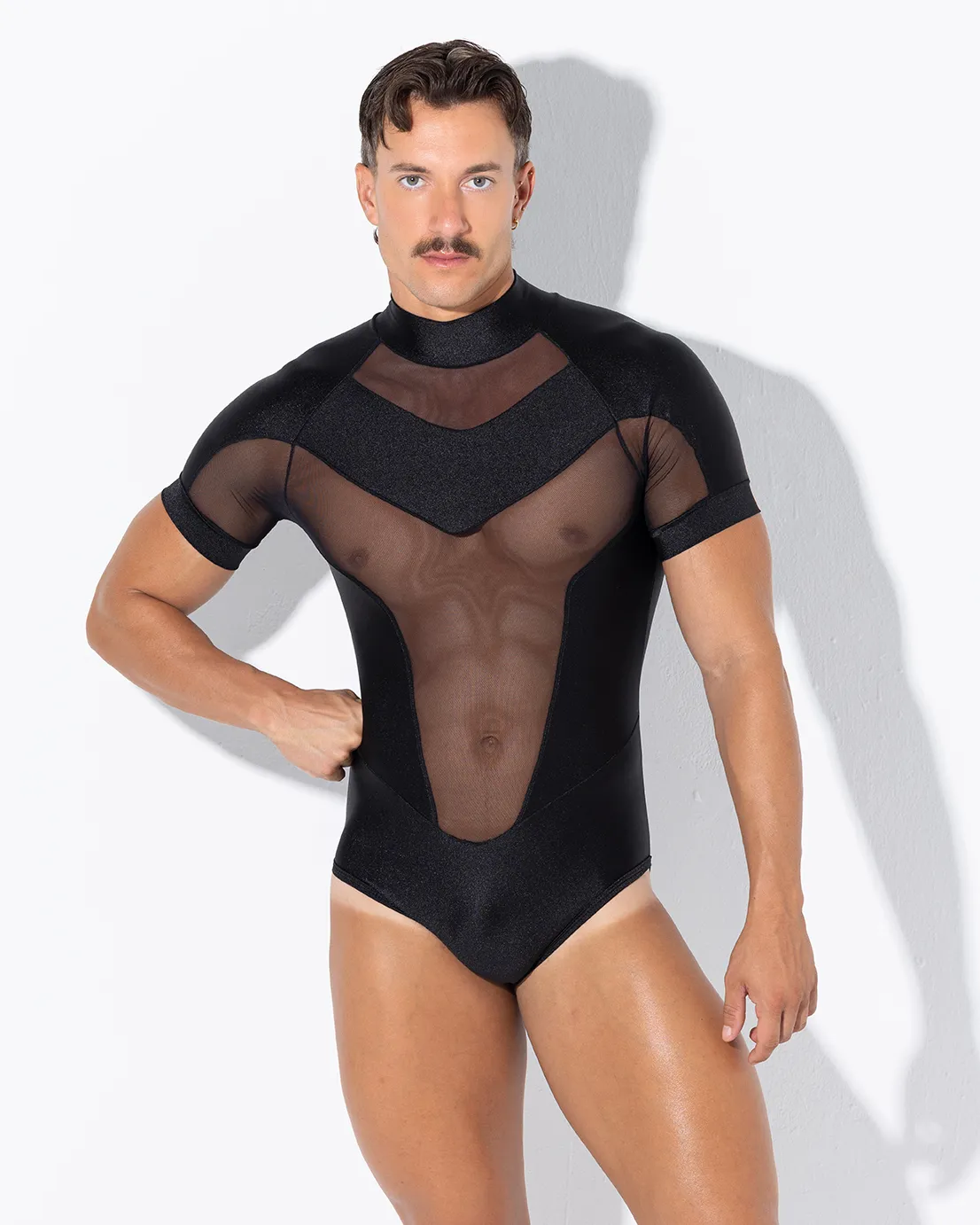 Bodysuit ZEUS NEGRO corto