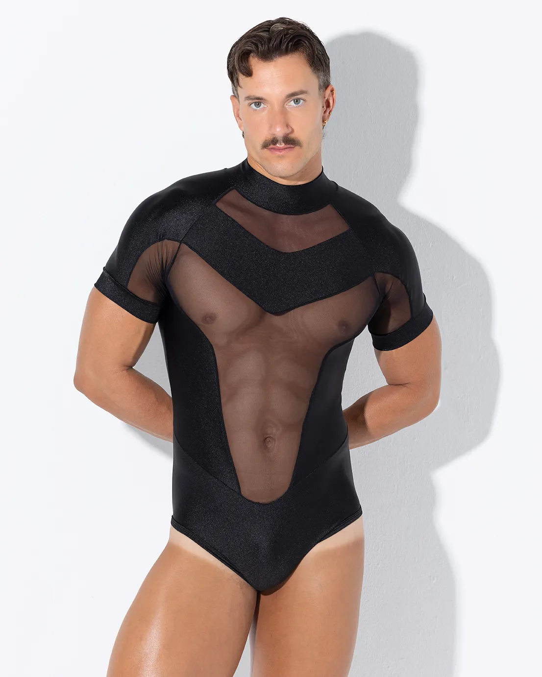 Bodysuit ZEUS NEGRO corto