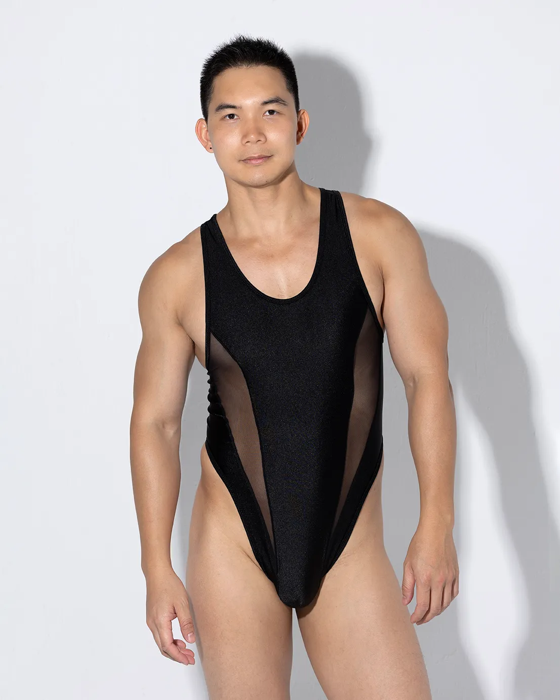 Bodysuit Tifón negro licra