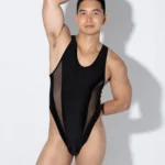 Bodysuit Tifón negro licra