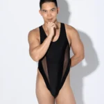 Bodysuit Tifón negro licra