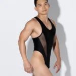Bodysuit Tifón negro licra