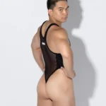 Bodysuit Tifón negro licra