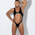 Bodysuit Trikini Negro metálico