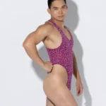 Bodysuit leopardo morado.