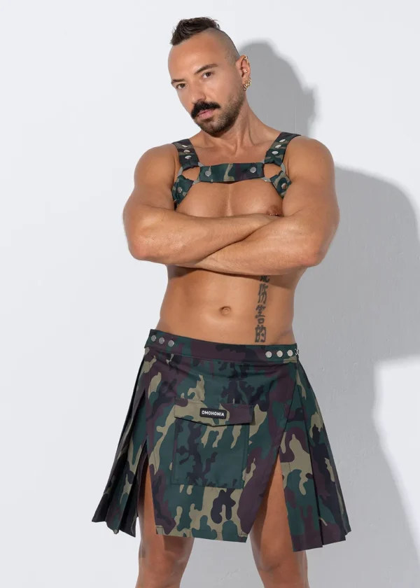 Falda larga camuflaje