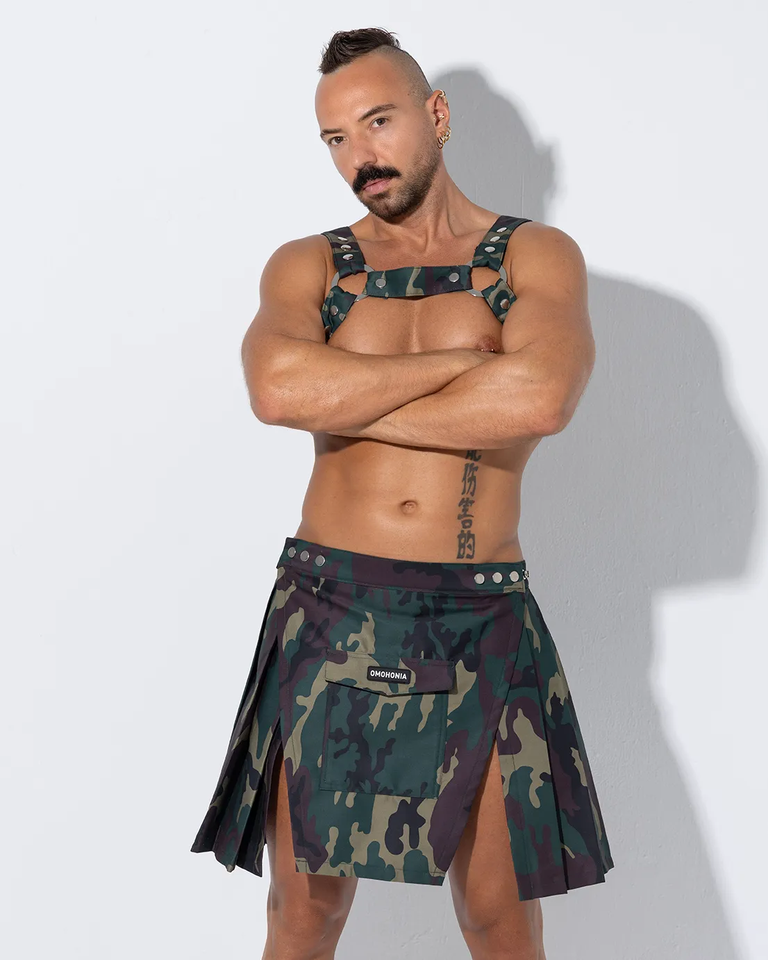 Falda larga camuflaje
