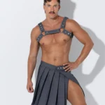 Harness denim gris