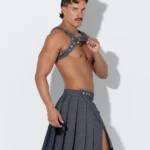 Harness denim gris