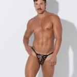 Thong String leopardo