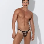 Thong String leopardo