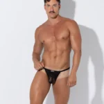 Thong String Black LACE